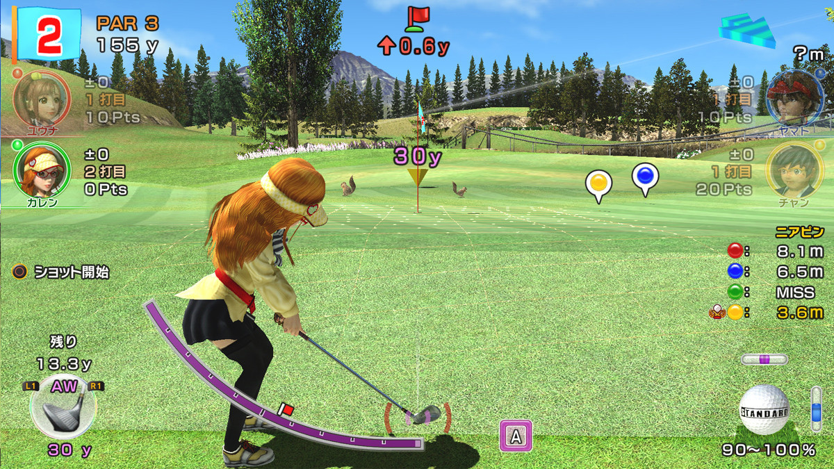 Kat (Gravity Rush) dans Everybody's Golf 6