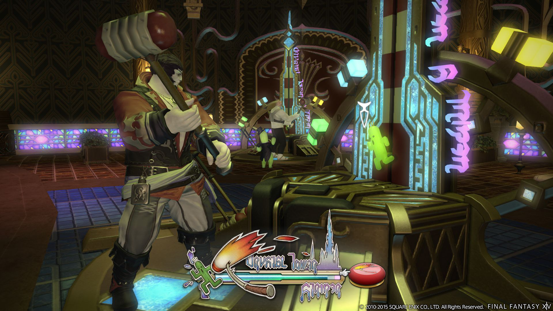 Final Fantasy XIV : le Gold Saucer illustré