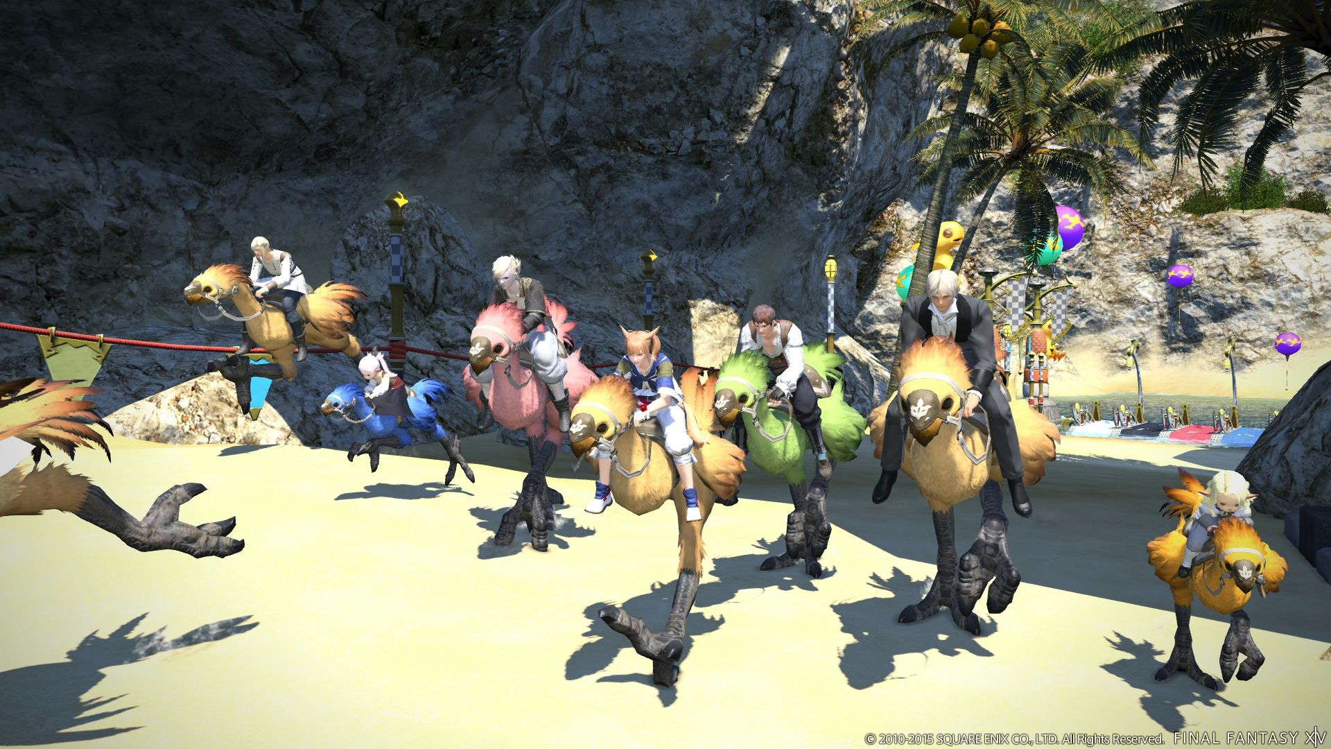 Final Fantasy XIV : le Gold Saucer illustré
