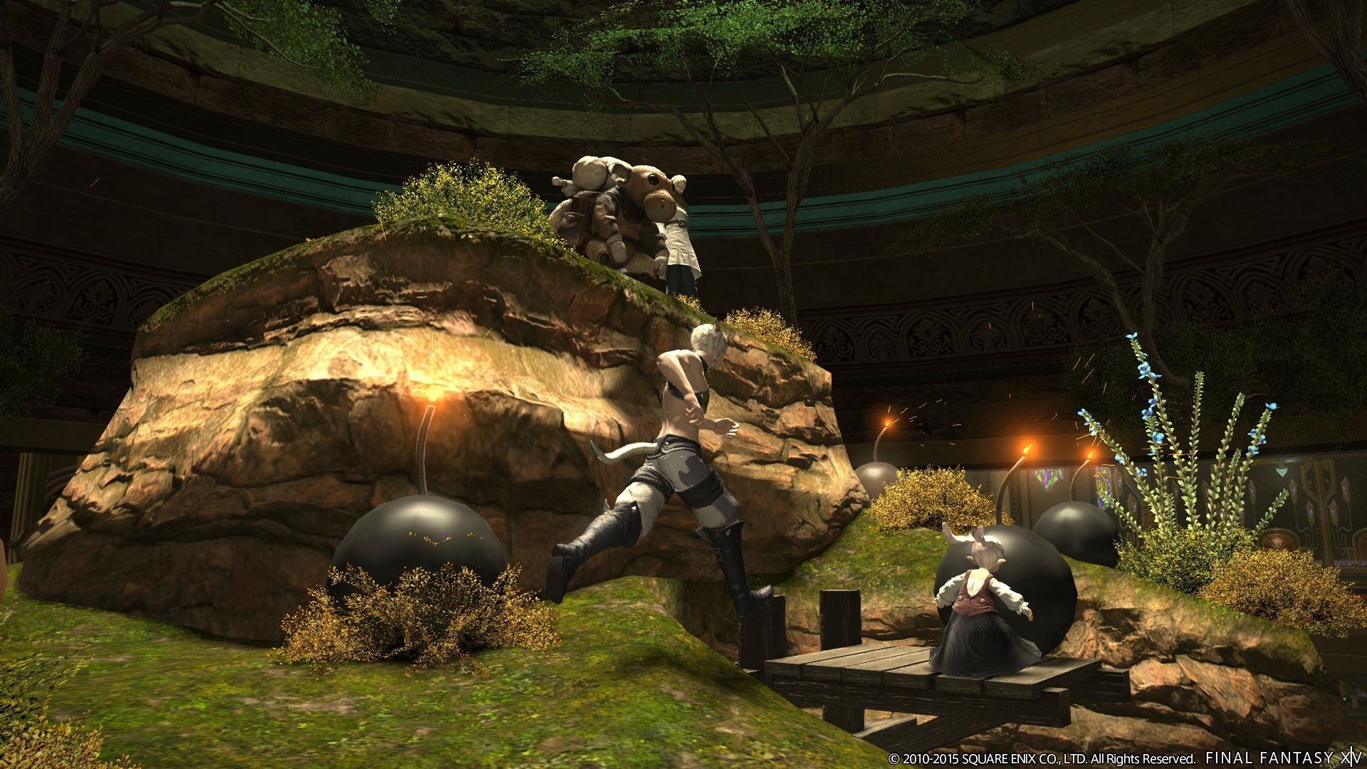 Final Fantasy XIV : le Gold Saucer illustré