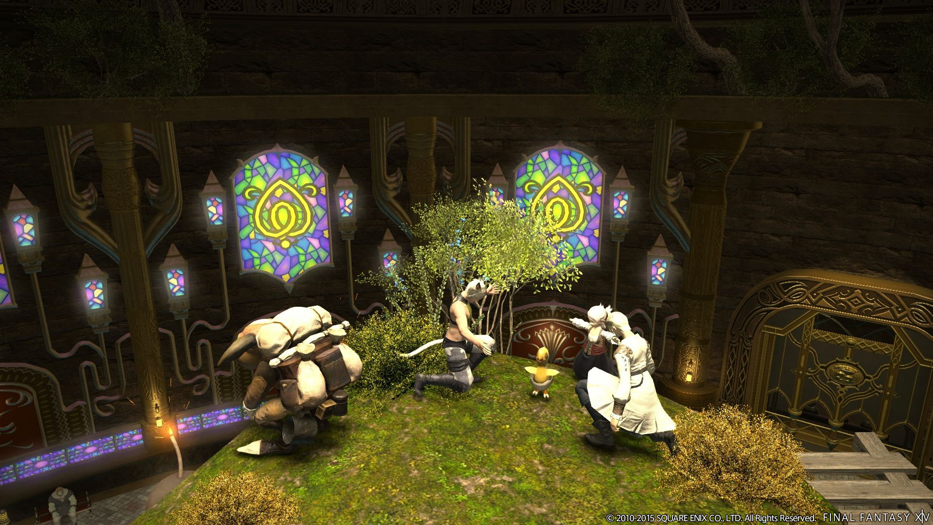 Final Fantasy XIV : le Gold Saucer illustré