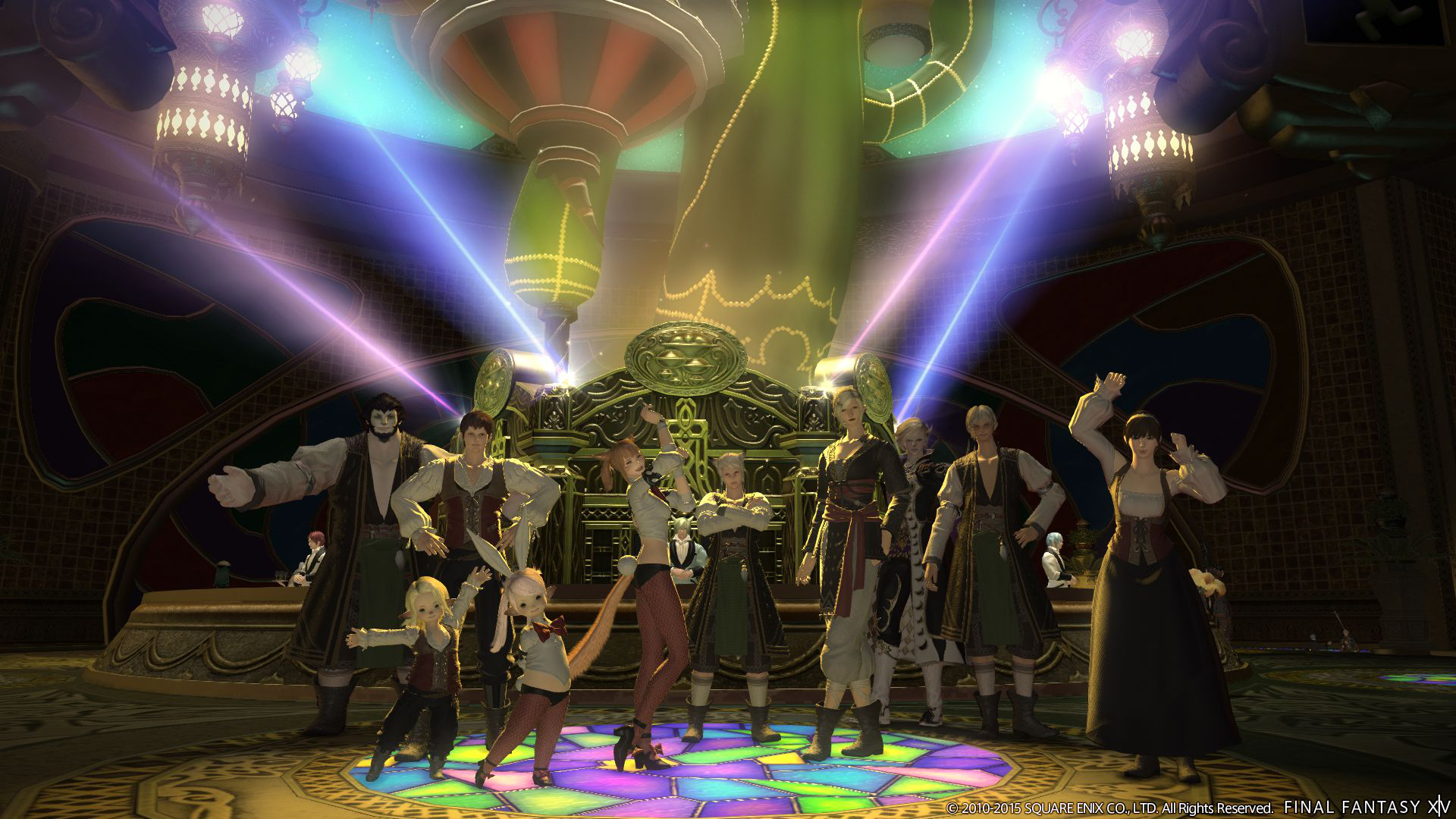 Final Fantasy XIV : le Gold Saucer illustré