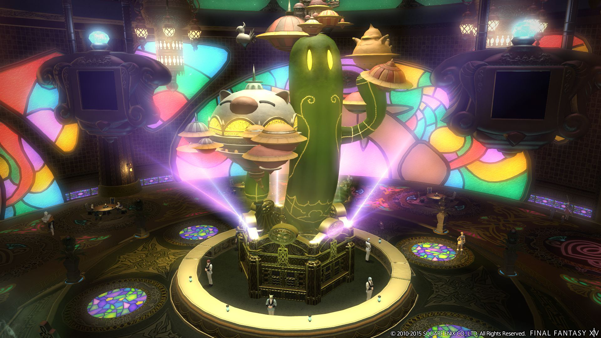 Final Fantasy XIV : le Gold Saucer illustré