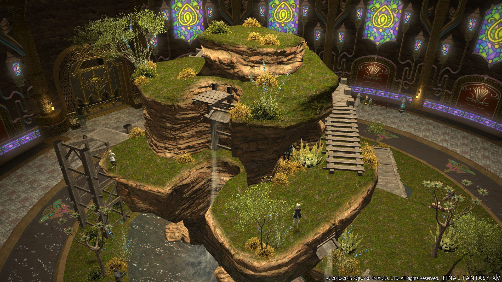 Final Fantasy XIV : le Gold Saucer illustré