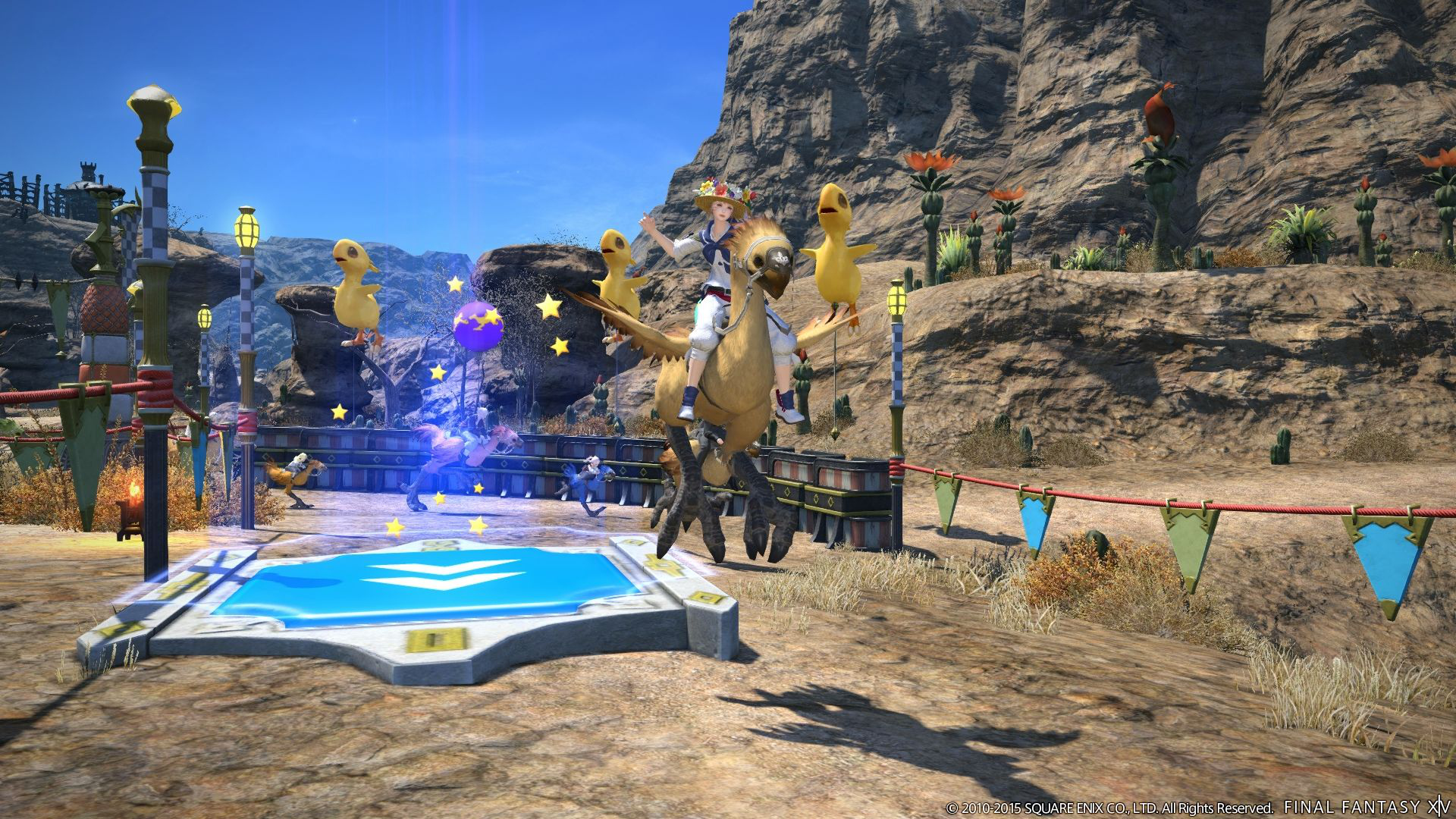 Final Fantasy XIV : le Gold Saucer illustré