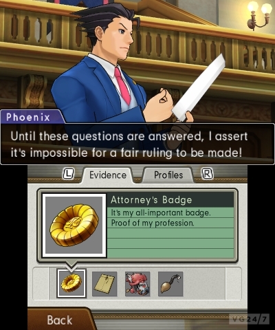 Screens Ace Attorney 5