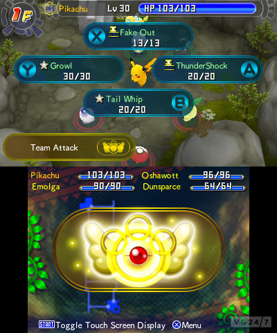 Screens Pokemon Mystery Dungeon 3DS