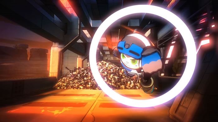 Du Mighty n°9 dans Yaiba Ninja Gaiden Z