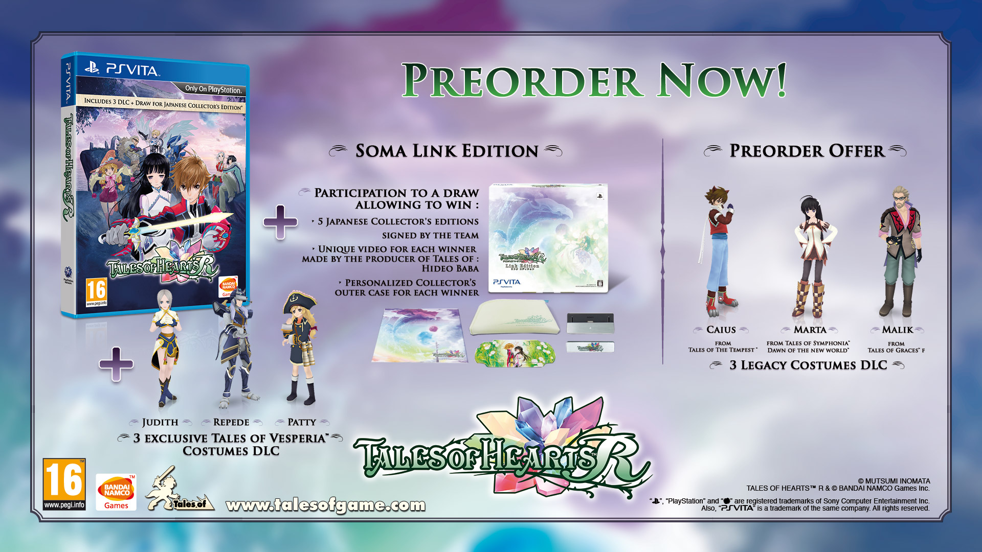 Tales of Hearts R: launch trailer