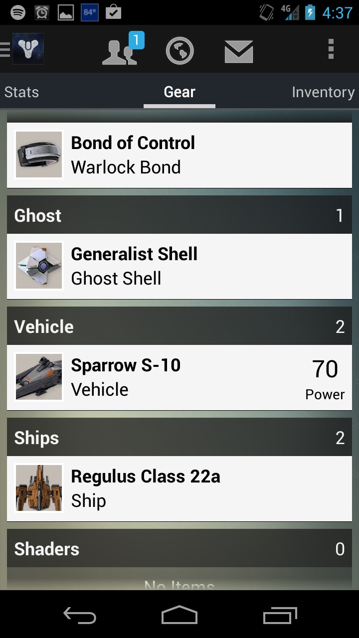 Destiny : la compagnon-app illustrée