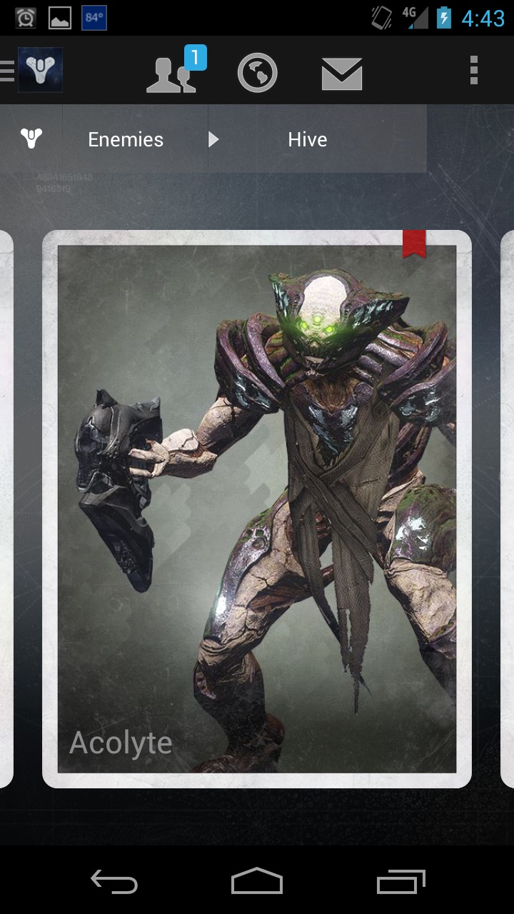 Destiny : la compagnon-app illustrée