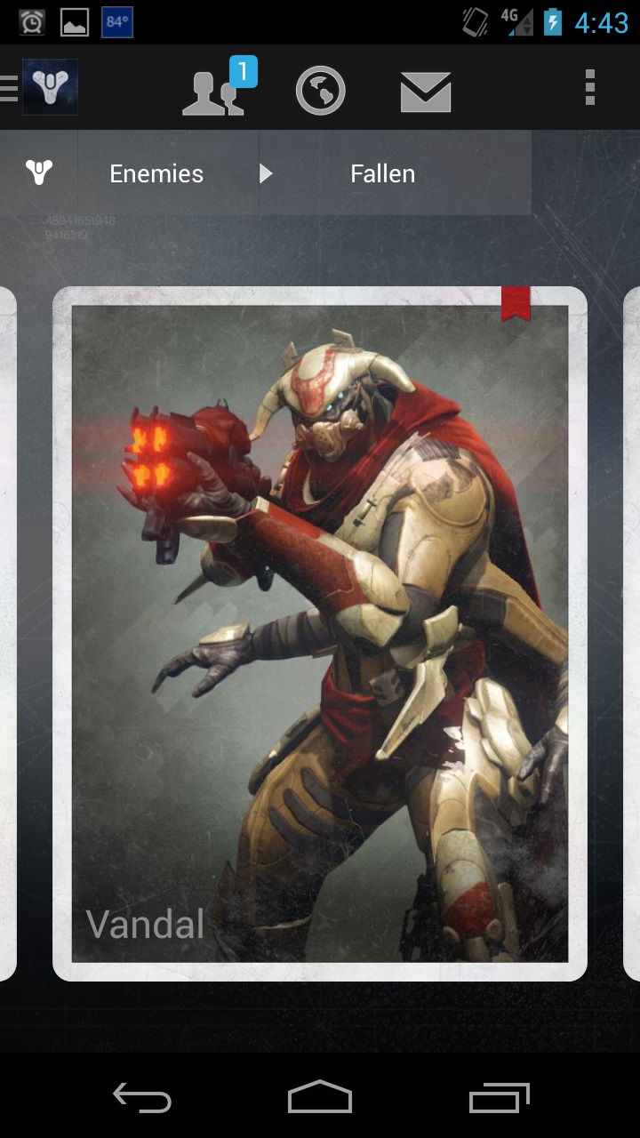 Destiny : la compagnon-app illustrée