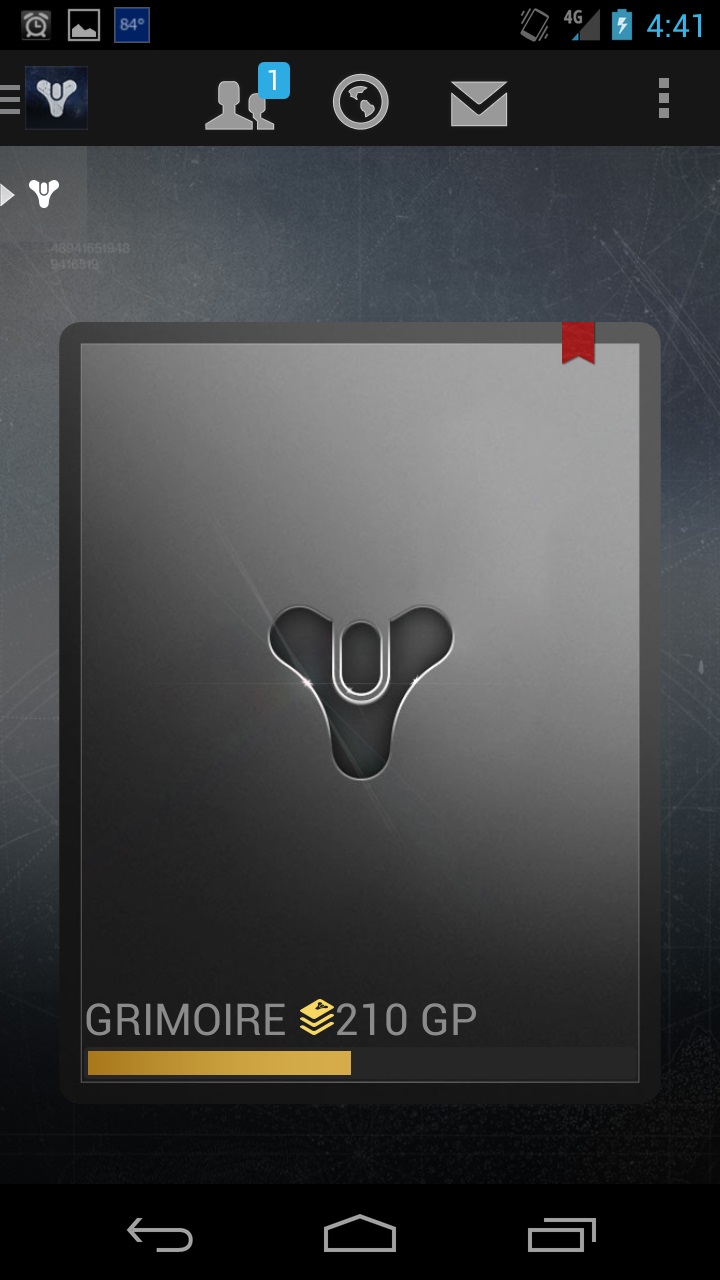 Destiny : la compagnon-app illustrée