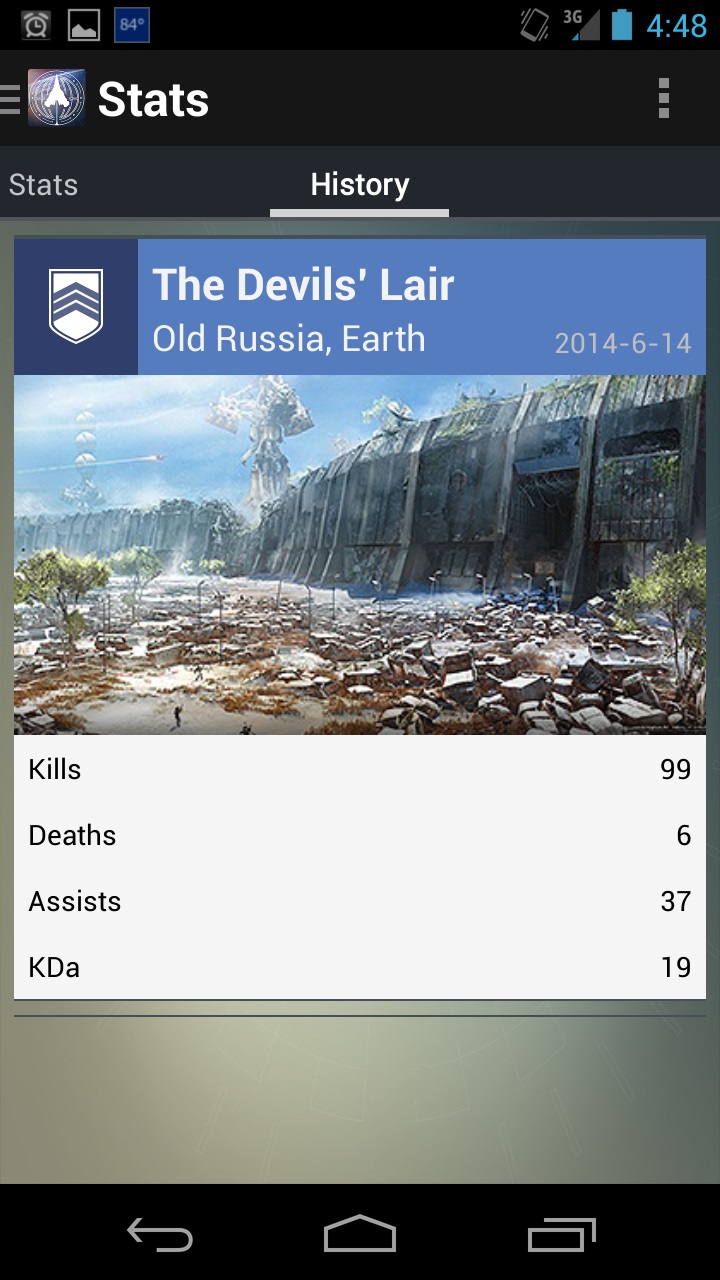 Destiny : la compagnon-app illustrée