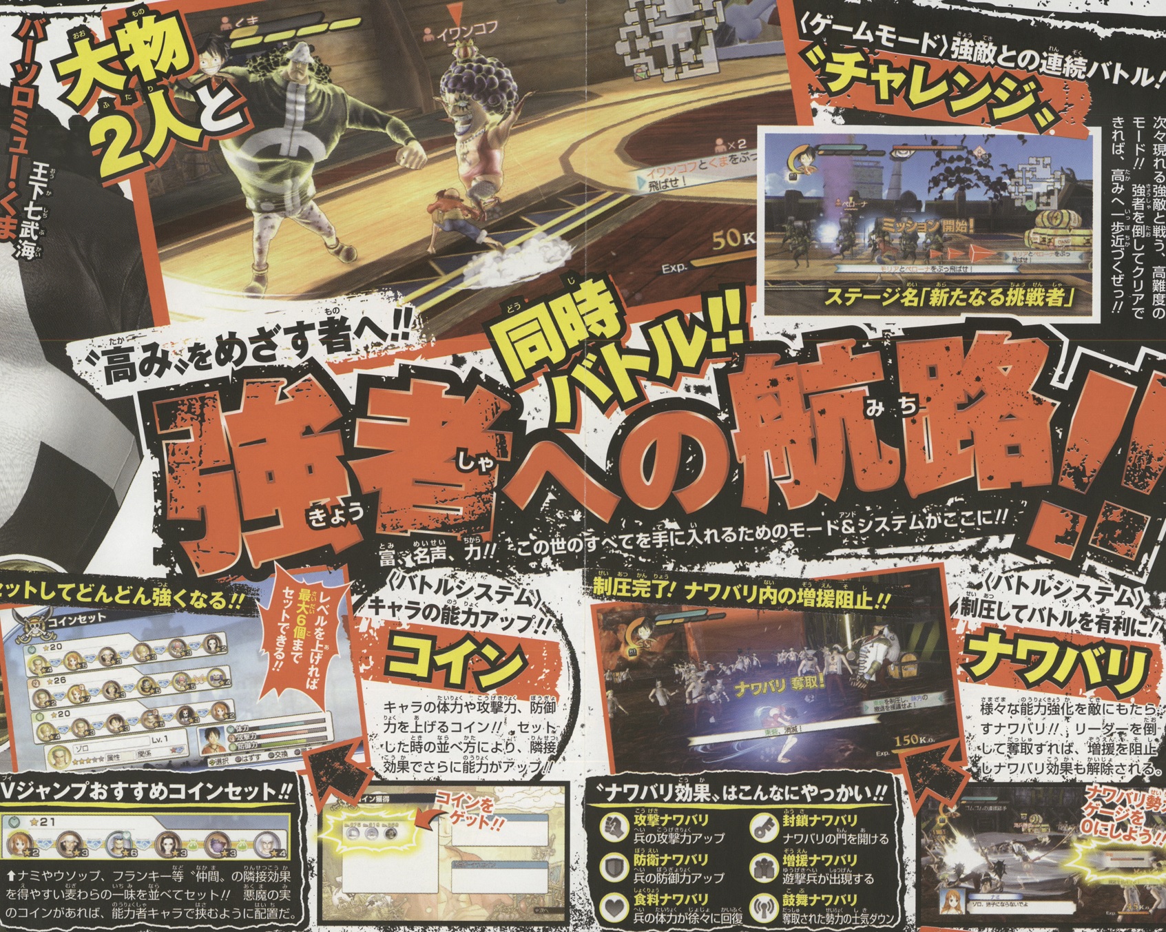 One Piece PW2 : scans et pubs