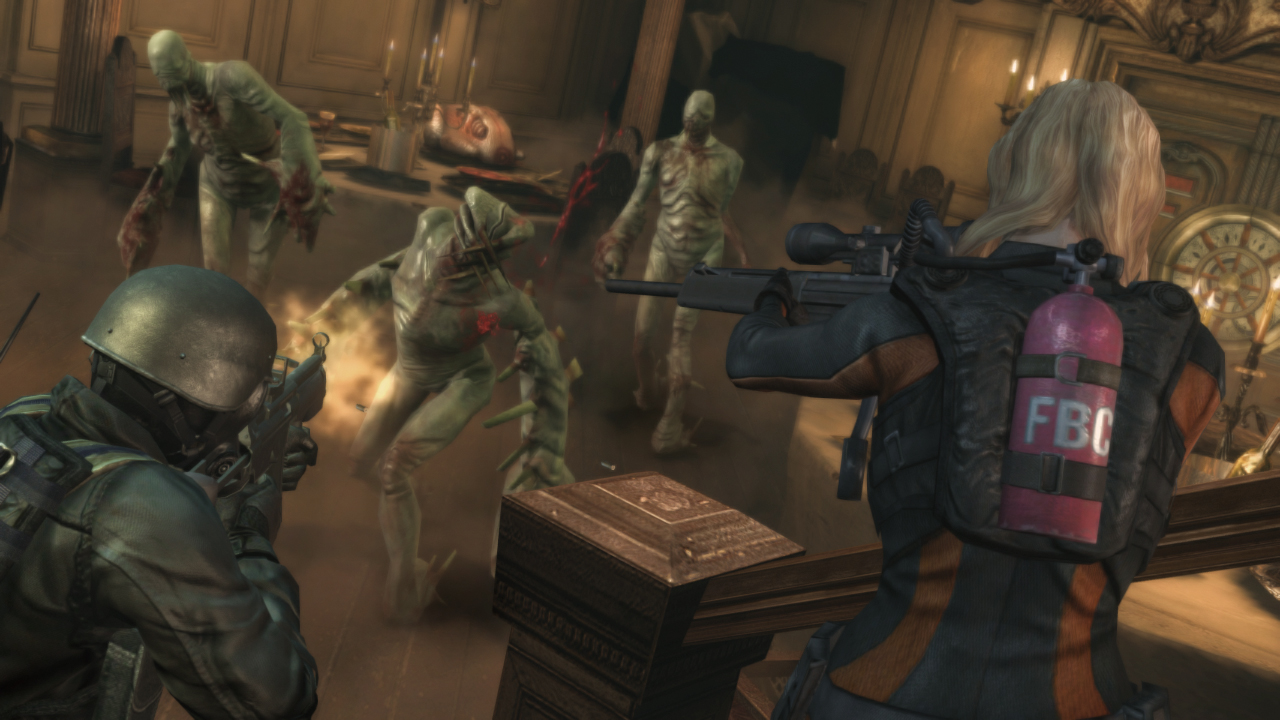 Resident Evil RE HD : Rachel fait son show