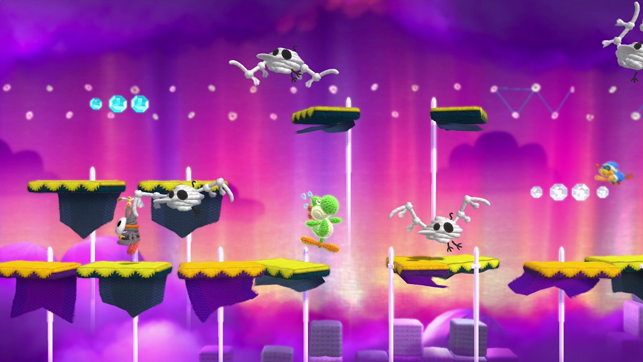 Screens Yoshi's Wooly World