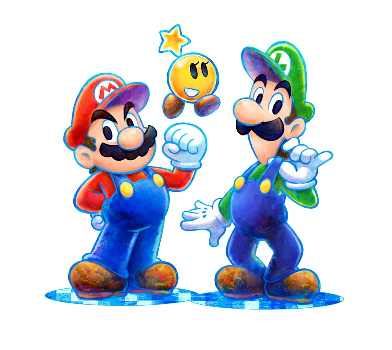 Mario & Luigi 4 : images, artworks, jaquette