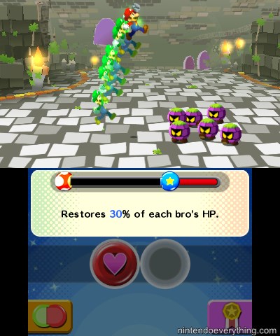 Screens Mario & Luigi : Dream Team Bros.
