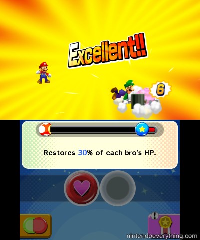 Screens Mario & Luigi : Dream Team Bros.