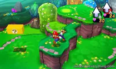 Screens Mario & Luigi : Dream Team Bros.