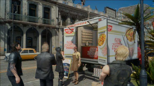 FFXV : off-screen version Pro, spin-off smartphones, intégral Brotherhood et des nouilles