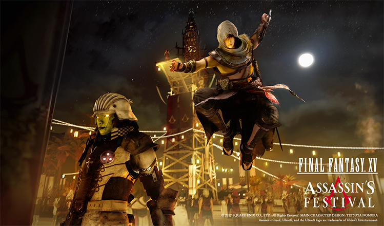 Final Fantasy XV : nouveau Festival... en partenariat avec Assassin's Creed Origins