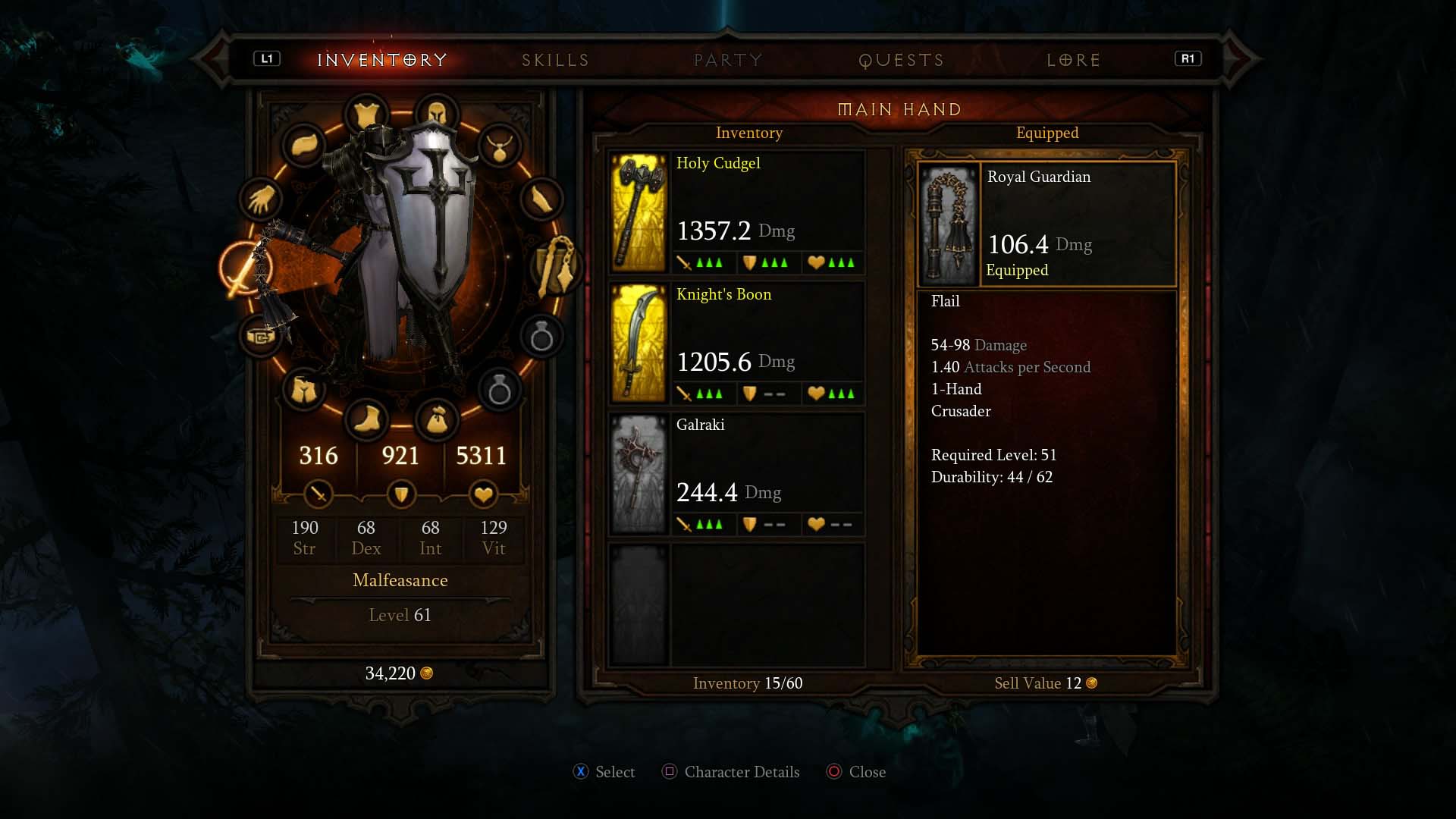 Diablo III en Ultimate Evil Edition sur PS4