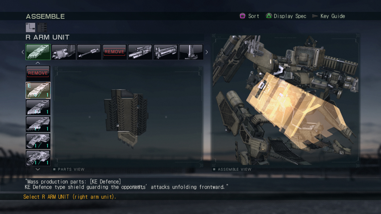 GD'13: screens-video Armored Core VD