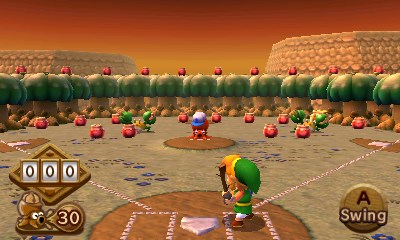 Zelda ALBW : mini-jeu et épreuve annexe en images