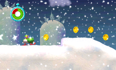 Screens Yoshi's New Island