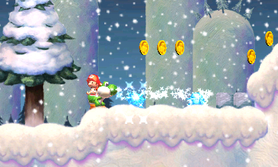 Screens Yoshi's New Island
