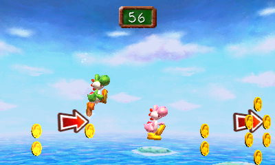 Screens Yoshi's New Island