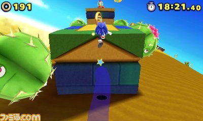 Sonic Lost World : nouvelles images (3DS)
