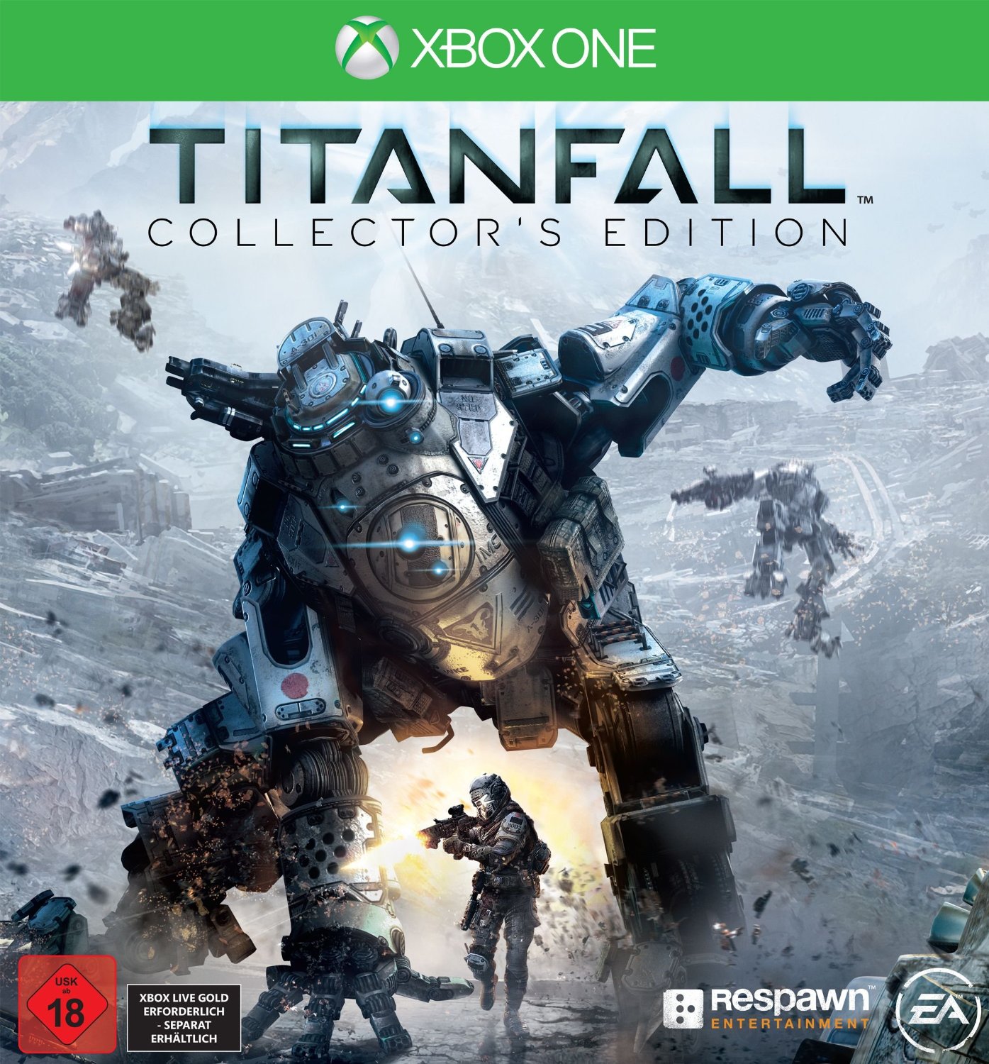 TitanFall : jaquette édition collector + grosse boîte