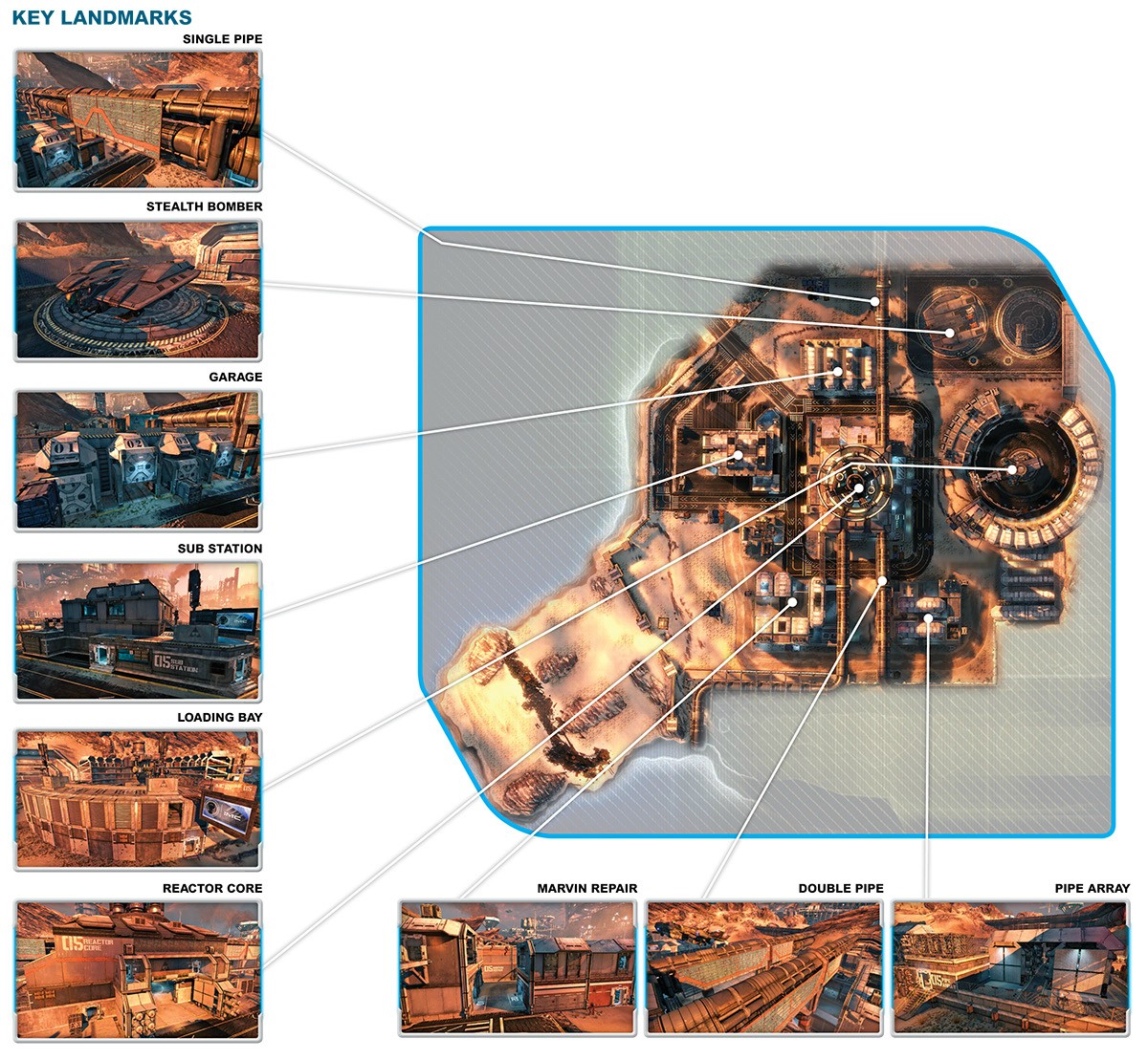 TitanFall : les 15 maps illustrés