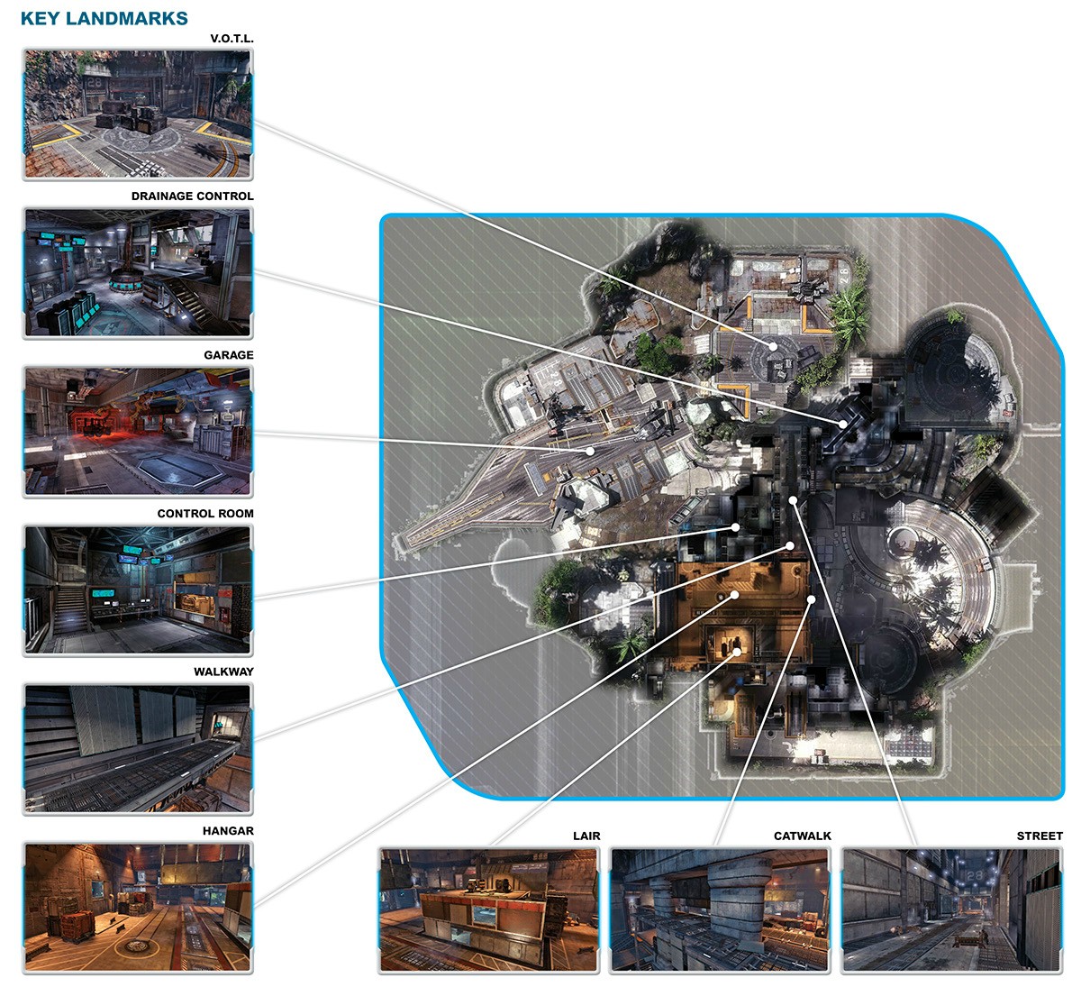 TitanFall : les 15 maps illustrés