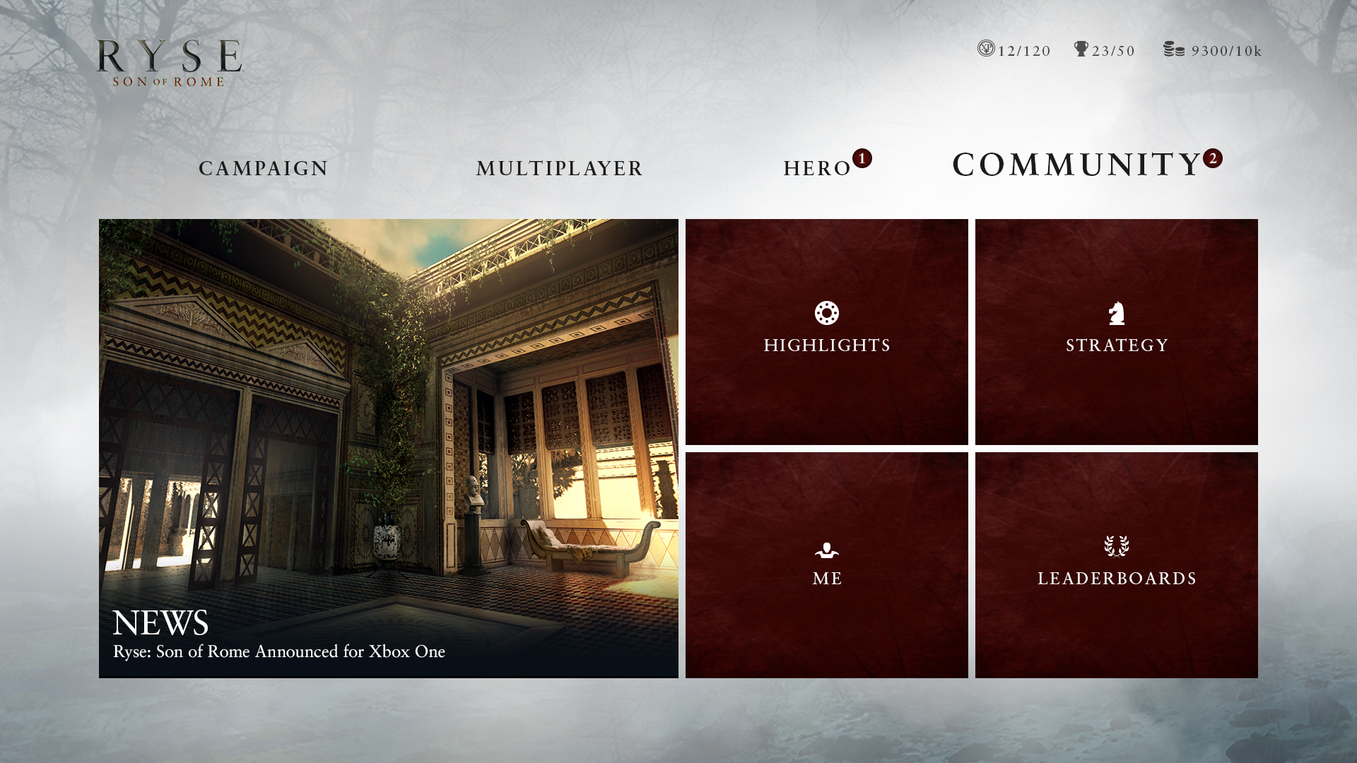 XBO : images-trailer Ryse