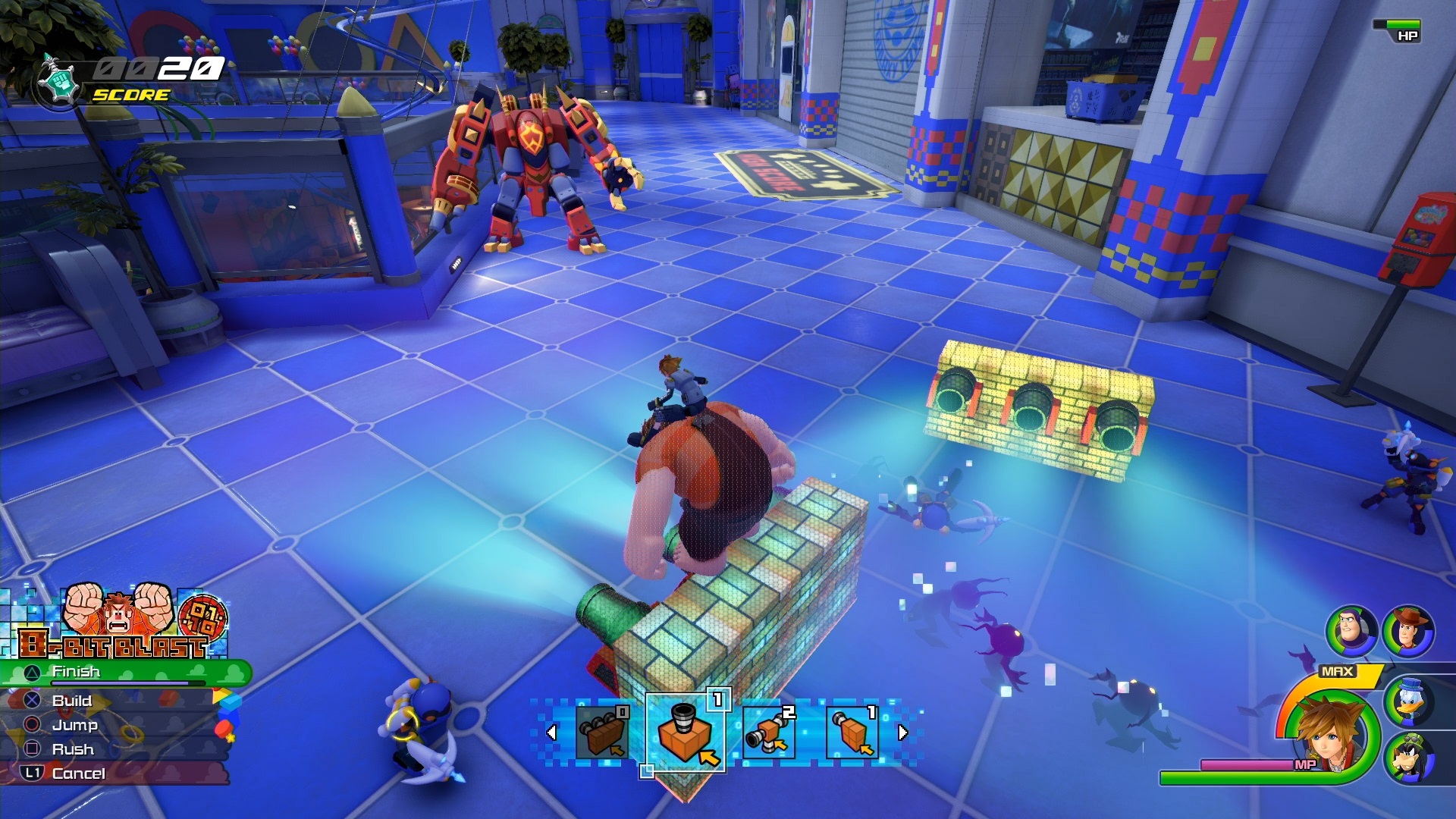 Kingdom Hearts III : un tas d'images et du gameplay