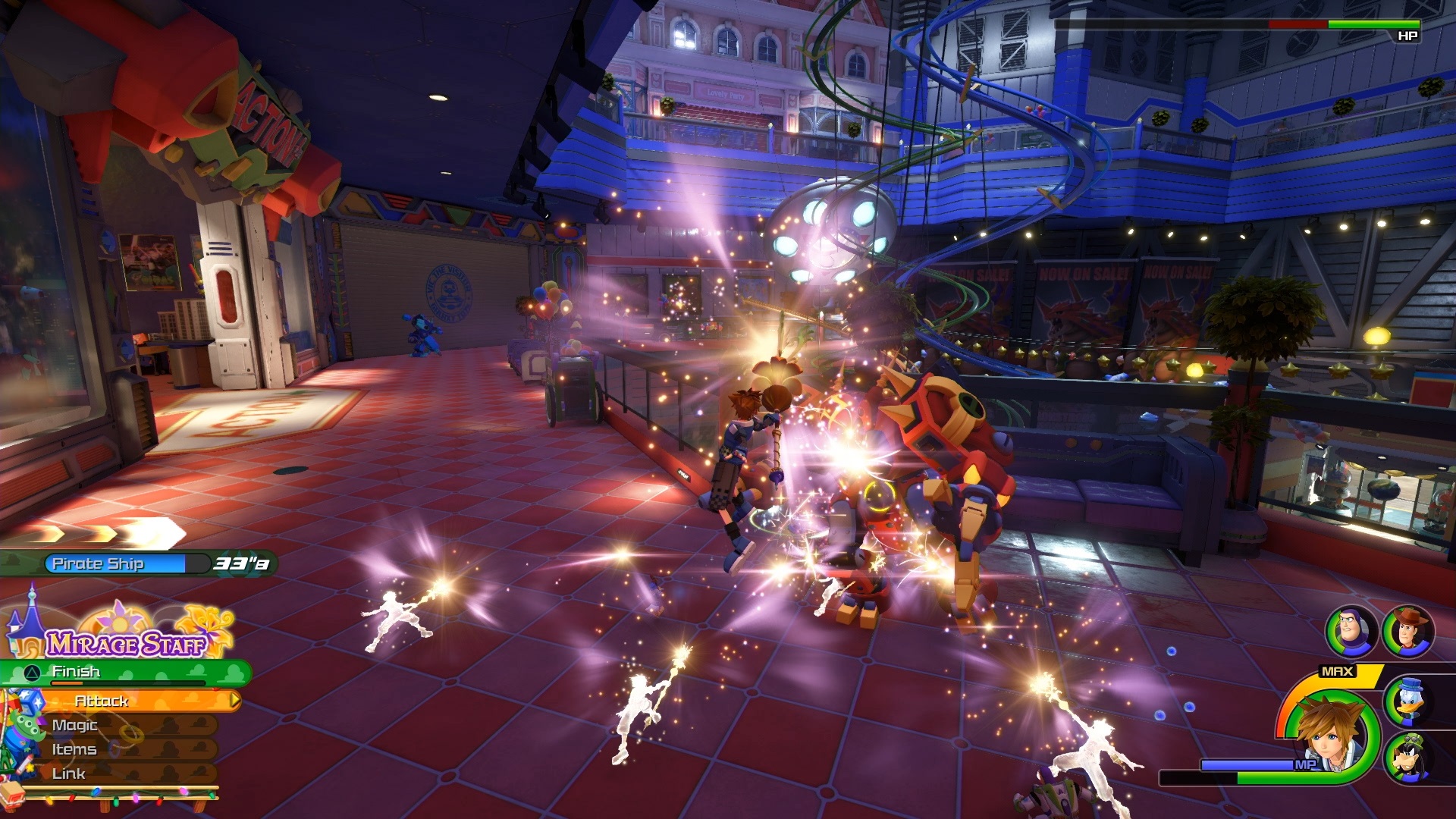 Kingdom Hearts III : un tas d'images et du gameplay
