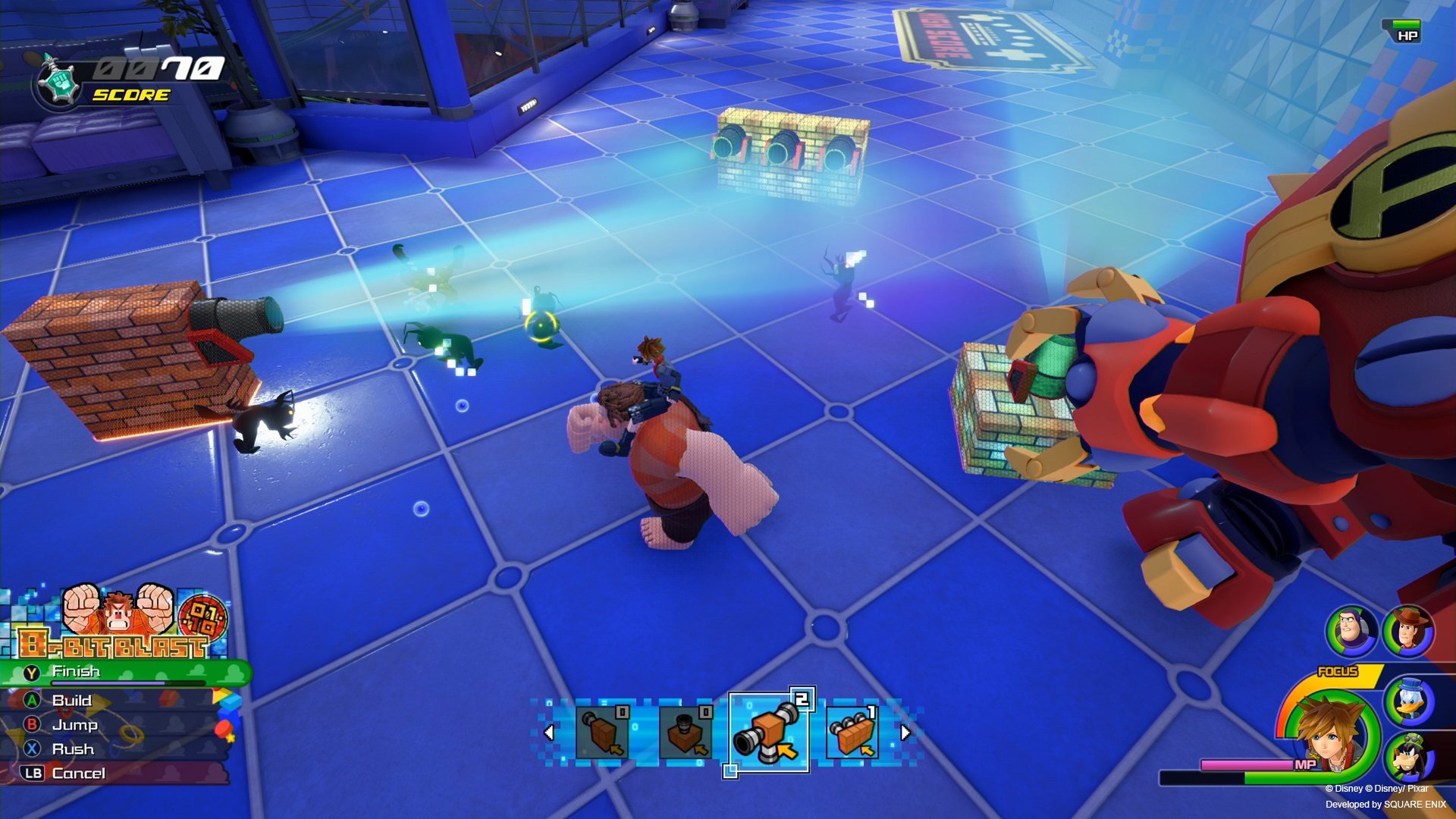 Kingdom Hearts III : un tas d'images et du gameplay
