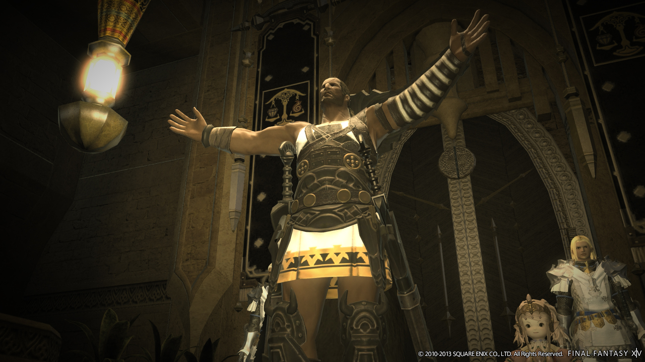 Final Fantasy XIV : images et interface PS3