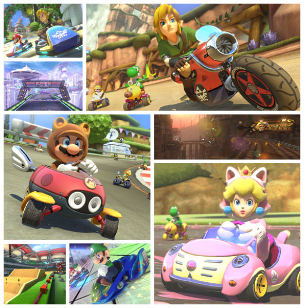 Link, F-Zero et des oreilles pour Mario Kart 8