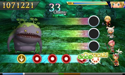 Du Romancing Saga dans Theatrhythm FFCC
