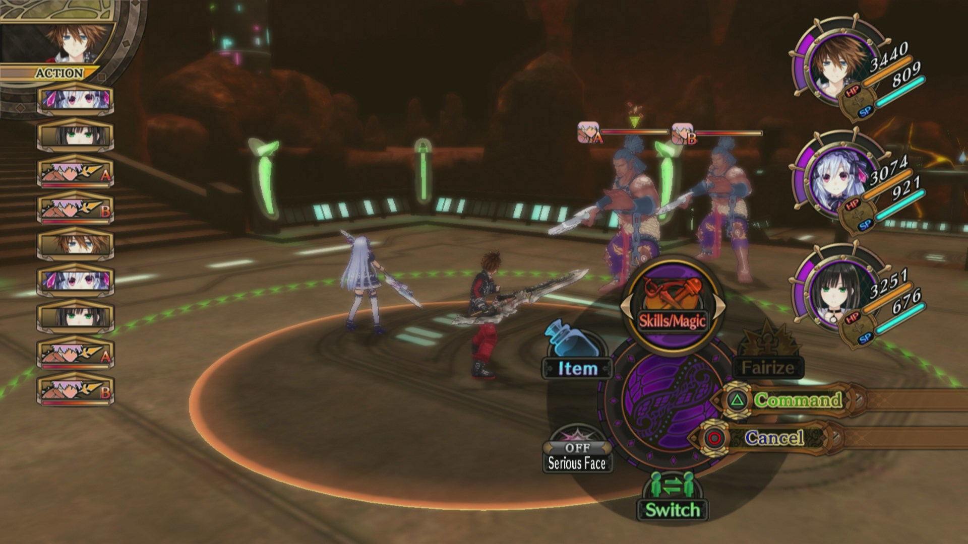 Screens Fairy Fencer F