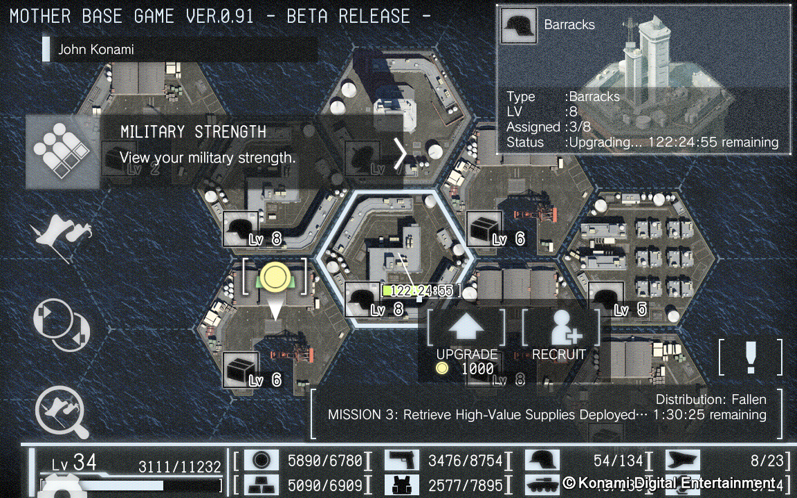MGS Ground Zeroes : la companion app illustrée