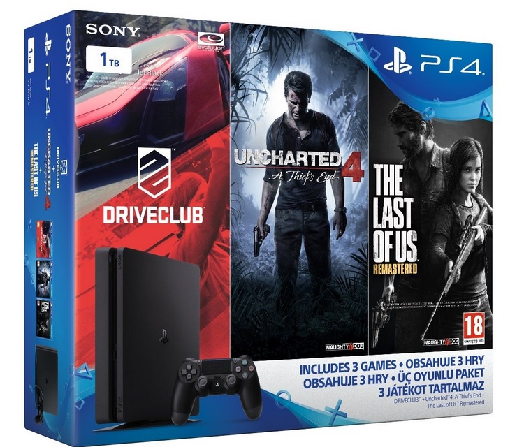 PS4 Slim : trois nouveaux packs pour novembre