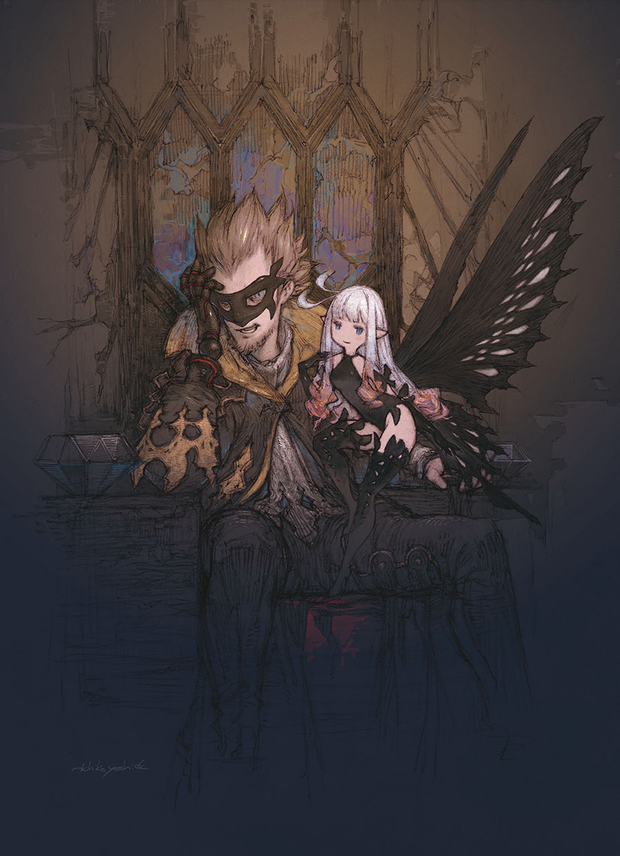 Bravely Second : Oblivion & Anne illustrés