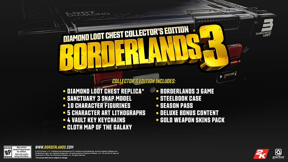 Borderlands 3 : le split-screen de retour, et les tarifs des éditions Deluxe [UP]
