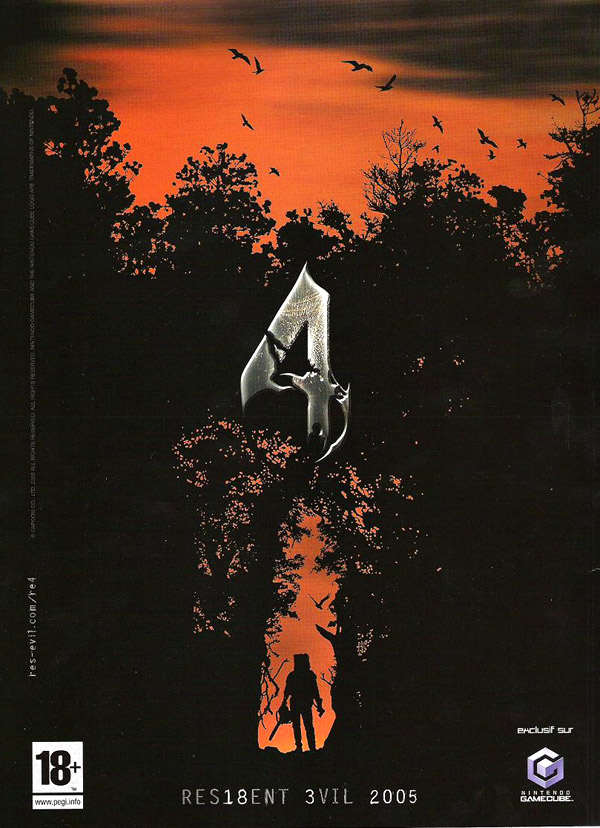 Publicité papier de Resident Evil 4